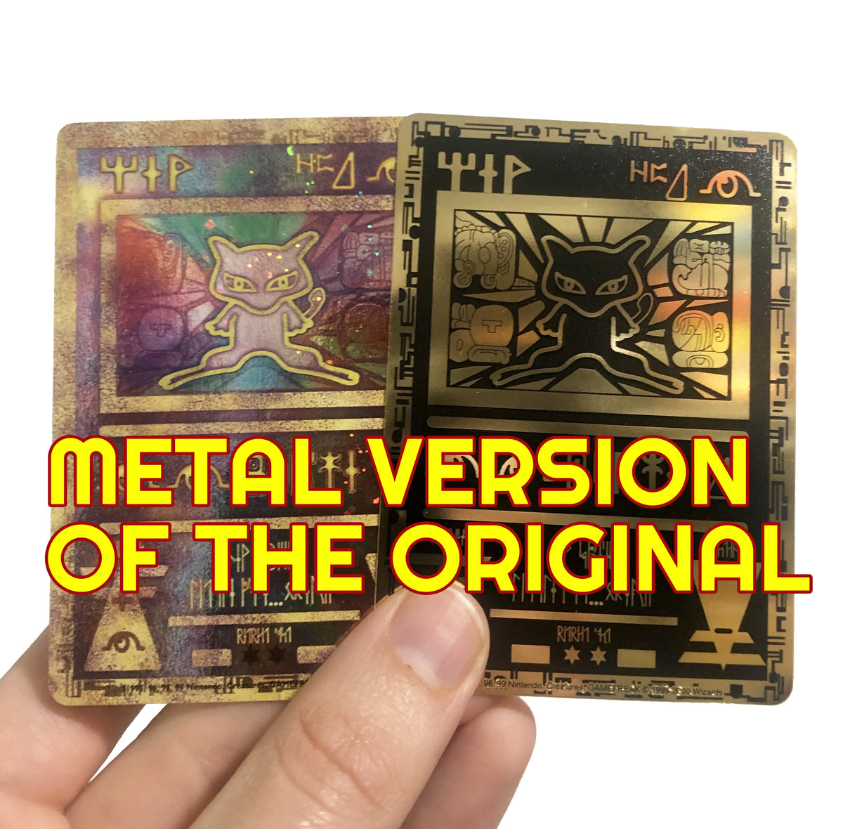 Ancient Mew Custom Metal Pokemon Card – AcademGames