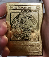 Load image into Gallery viewer, Dark Magician Custom Metal Yugioh Card
