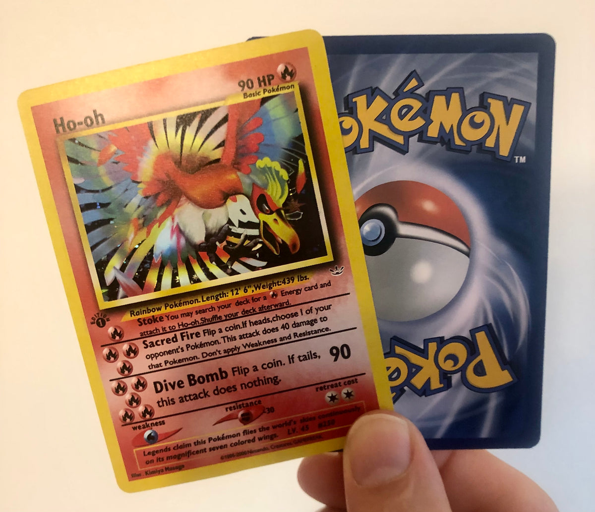 Ho-oh Neo Revelation Holographic Custom Pokemon Card