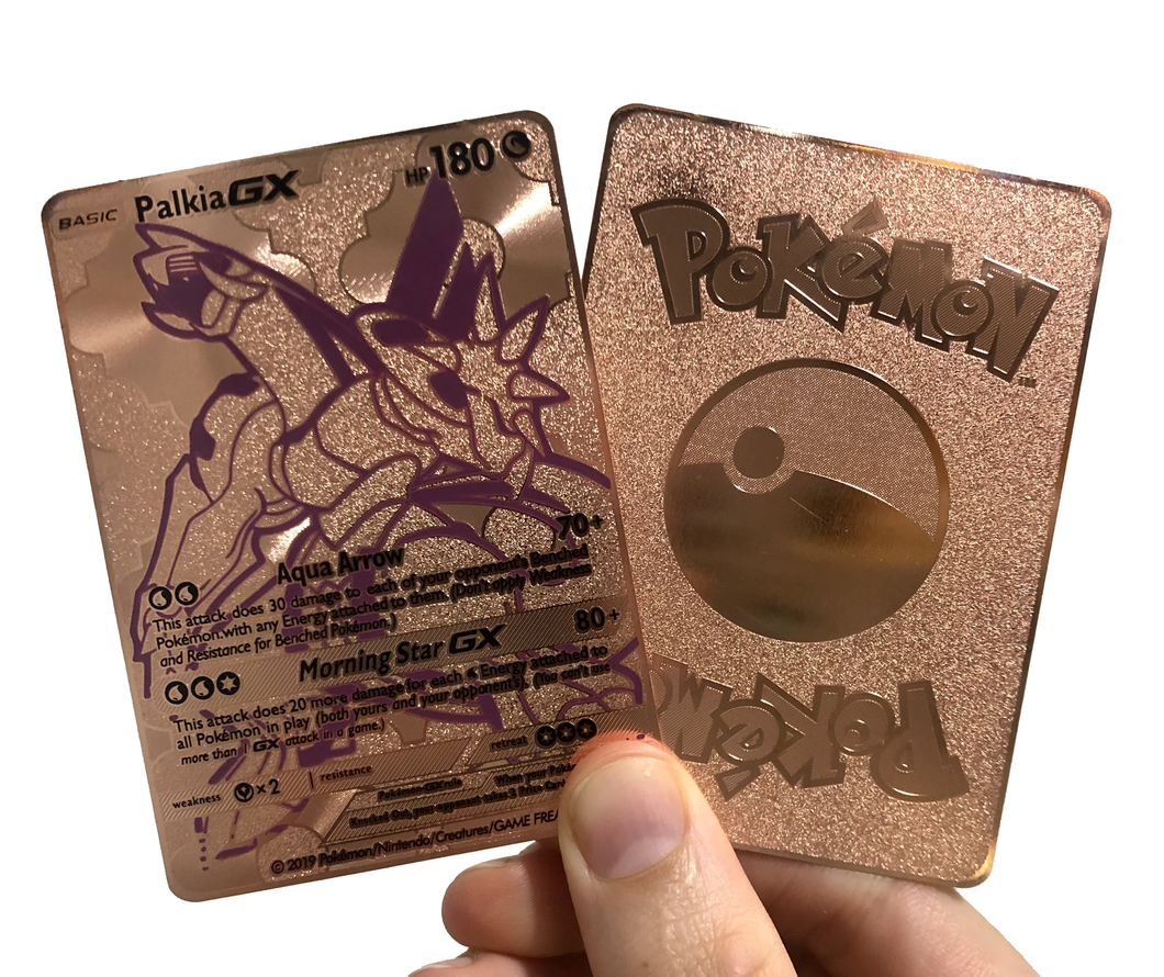Palkia GX Metal Pokemon Card