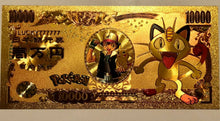 Load image into Gallery viewer, Meowth Metal Pokemon Money Card
