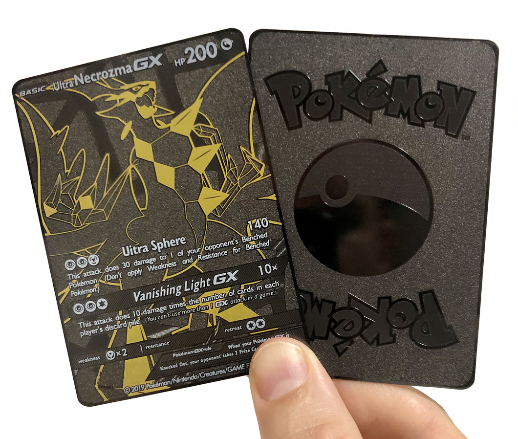 Ultra Necrozma GX Metal Pokemon Card