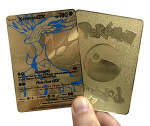 Xerneas GX Full Art Custom Metal Pokemon Card