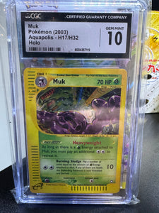 Muk #H17 Pokemon Aquapolis