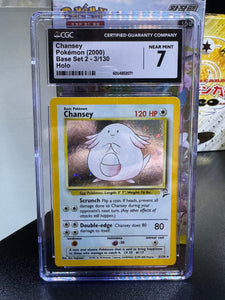 Chansey #3 Pokemon Base Set 2