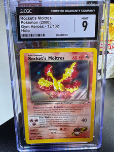 Rocket's Moltres #12 Pokemon Gym Heroes