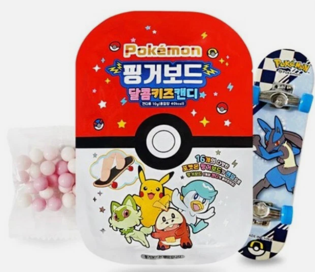 Pokemon Fingerboard Sweet Kids Candy - Include random fingerboard