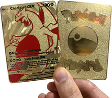 Load image into Gallery viewer, Charizard GX Full Art Custom Metal Pokemon Card
