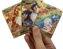Load image into Gallery viewer, Charizard VMAX Trio Custom Metal Pokemon Cards
