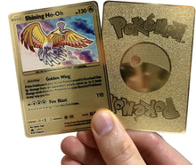 Load image into Gallery viewer, Shining Ho-oh 1st Edition Metal Pokemon Card
