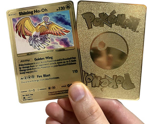 Shining Ho-oh 1st Edition Metal Pokemon Card