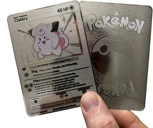 Clefairy Base Set Custom Metal Pokemon Card