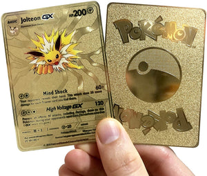 Jungle Jolteon GX Custom Metal Pokemon Card