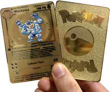 Load image into Gallery viewer, Machamp Base Set 1st Edition Custom Metal Pokemon Card
