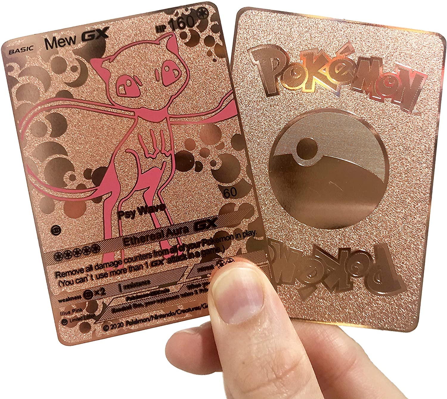 Carte Pokémon Gold Métal - Mew