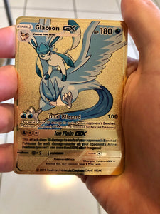 Glaceon GX Custom Metal Pokemon Card