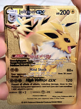 Load image into Gallery viewer, Jolteon GX Custom Metal Pokemon Card
