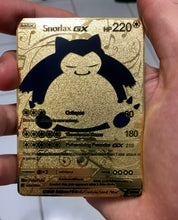 Load image into Gallery viewer, Snorlax GX Custom Metal Pokemon Card
