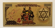 Load image into Gallery viewer, Naruto Custom Metal Naruto Money Card
