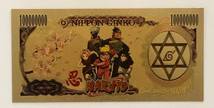 Naruto Custom Metal Naruto Money Card