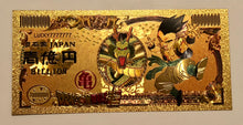 Load image into Gallery viewer, Bundle (x5) Custom Metal Dragonball Super Money Cards
