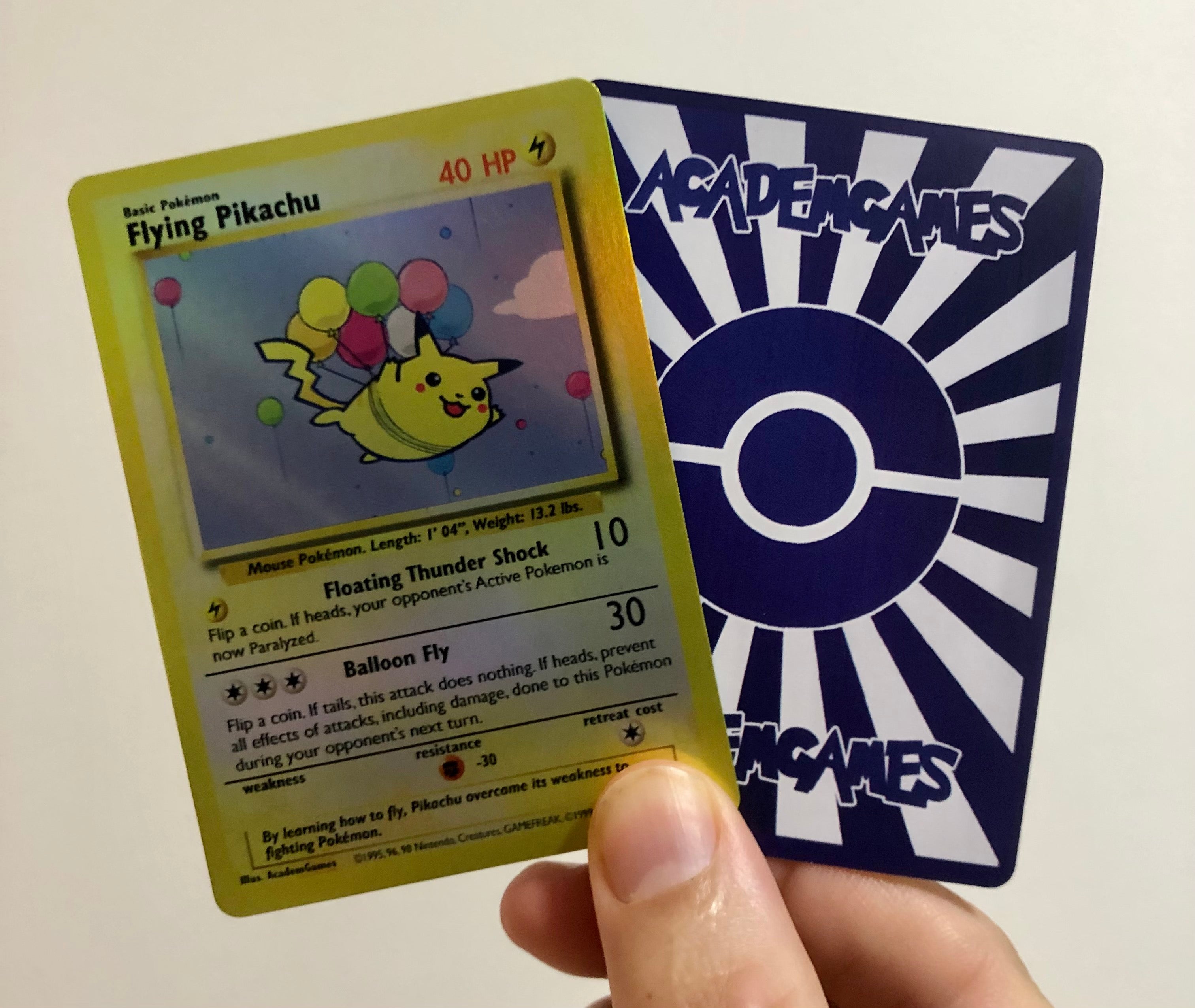 Credit Card SMART Sticker Skin Flying Pikachu Pokémon Card Decal