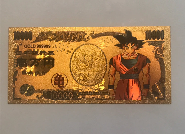 Goku Custom Metal Dragonball Money Card