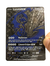 Load image into Gallery viewer, Lunala GX Metal Pokemon Card
