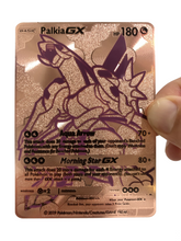 Load image into Gallery viewer, Palkia GX Metal Pokemon Card
