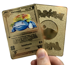 Venusaur Base Set 1st Edition Custom Metal Pokemon Card