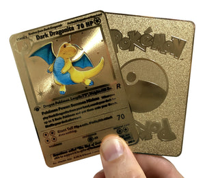 Dark Dragonite Team Rocket 1st Edition Metal Pokemon Card