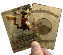Load image into Gallery viewer, Detective Pikachu GX Full Art Custom Metal Pokemon Card
