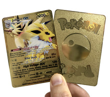 Load image into Gallery viewer, Jolteon GX Custom Metal Pokemon Card
