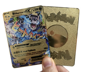 M Charizard EX - 12/83 - Ultra Rare Custom Metal Pokemon Card