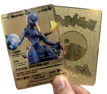 Load image into Gallery viewer, Shadow Mewtwo GX Full Art Custom Metal Pokemon Card
