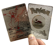 Load image into Gallery viewer, Reshiram Full Art Custom Metal Pokemon Card
