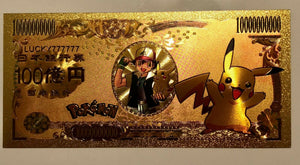Pikachu Metal Pokemon Money Card