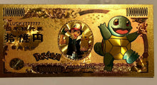 Load image into Gallery viewer, Squirtle Metal Pokemon Money Card
