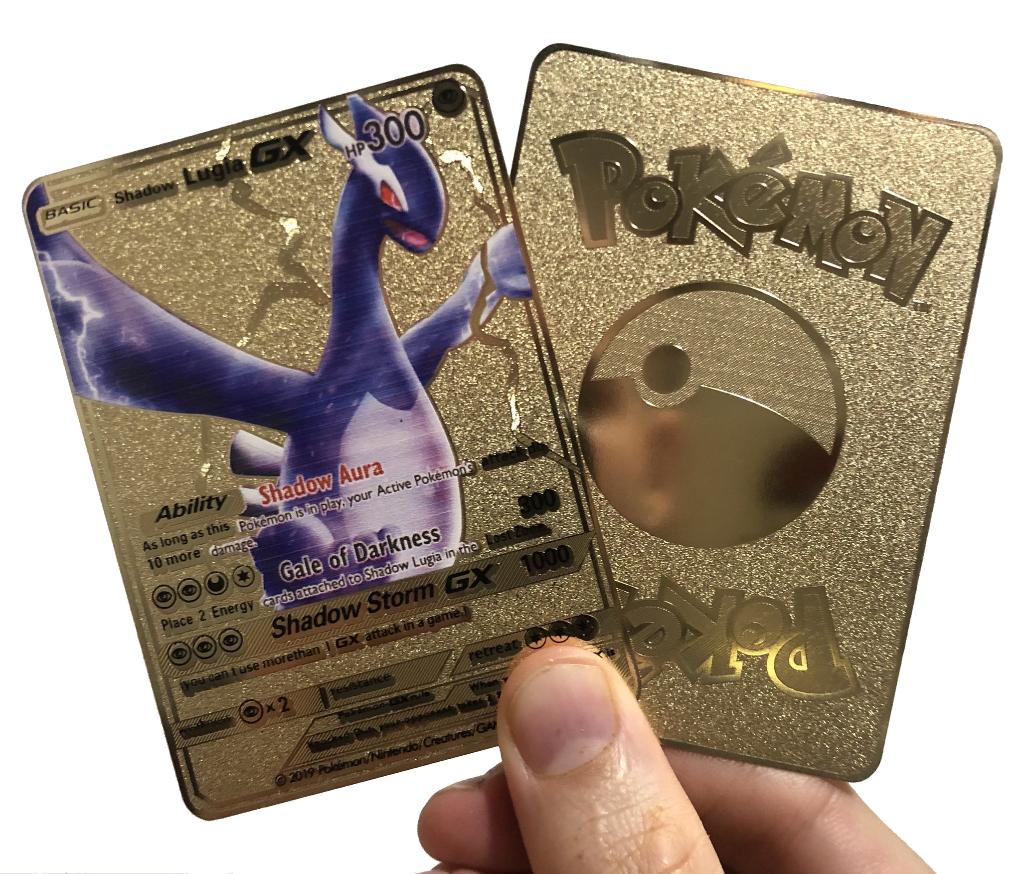 Shadow Lugia GX Full Art Custom Metal Pokemon Card – AcademGames