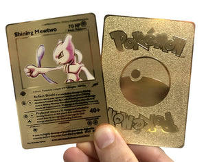 Shining Mewtwo 1st Edition Metal Pokemon Card
